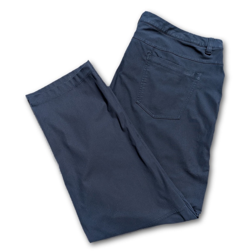 Lululemon ABC Pant Mens Pants Navy Blue 40x30 Stretch Breathable Comfort Pockets